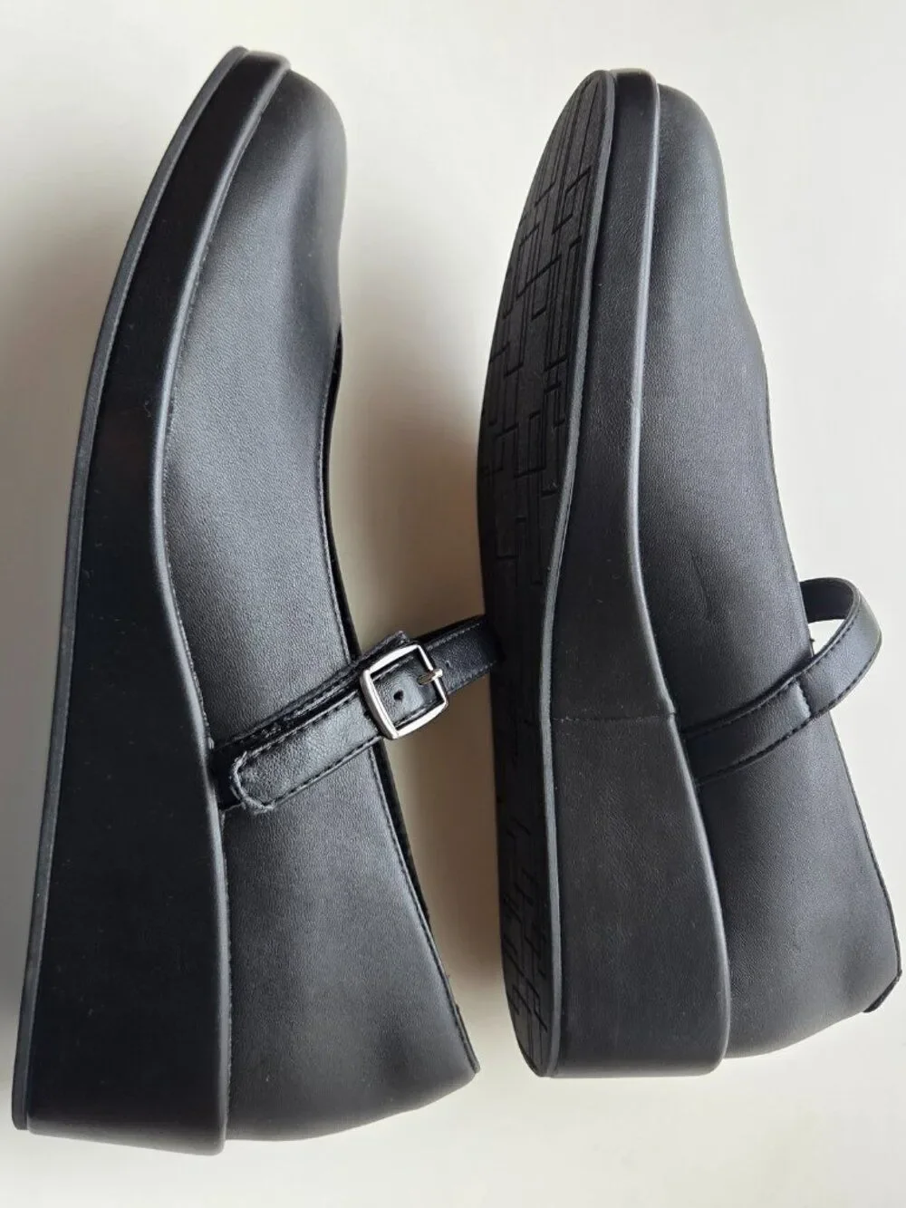 Alegria Lite Halo Mary Jane 10.5 11 EU 41 Black Wedge Pump Comfort Arch Support